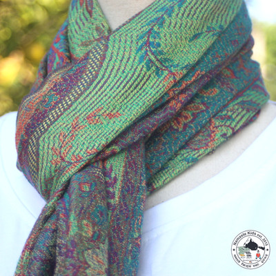 Silk Scarf '' Num Ri '' High Quality From 100% Silk for Ladies, Unique