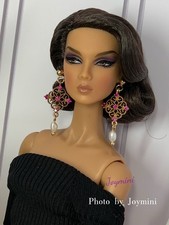 Earrings For Fashion Royalty Integrity Poppy Parker NuFace Dolls Crystal Jewelry