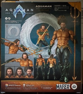 Mafex No.267 MAFEX AQUAMAN AND THE LOST KINGDOM (Gold & Green Suit