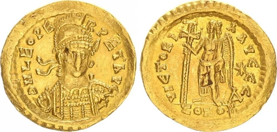 Romain Reich Solidus Or Leo I (457-474) Constantinople Ss-Vz 138619 - Photo 1/1