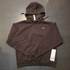 Alo Accolade Hoodie Espresso Large