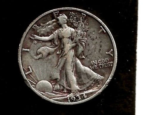 1934 "S" Walking Liberty Half Dollar***XF***