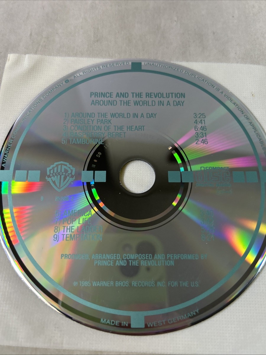NEWS ライブ円盤６個セット Prince & The Revolution Around The World In A Day CD 1985 West