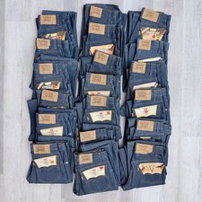 Vintage 1970s 80s DEADSTOCK Levi's 718 716 Saddleman Jeans Lot 19 pcs