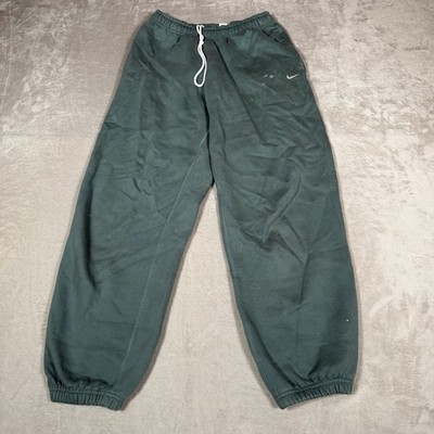 Nike Pants Mens Large Green Nikelab NRG Swoosh Heavyweight Fleece Sweatpants *