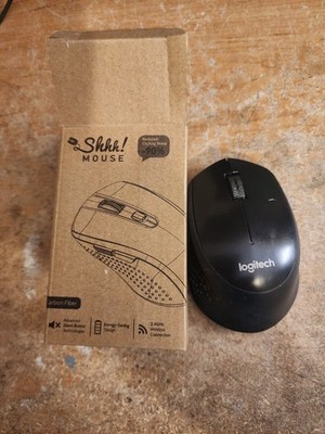 Logitech M330 Silent Plus Wireless Mouse - BLACK