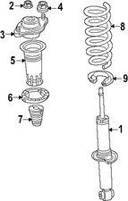 Genuine Mazda Suspension Shock Absorber KMV6-28-700