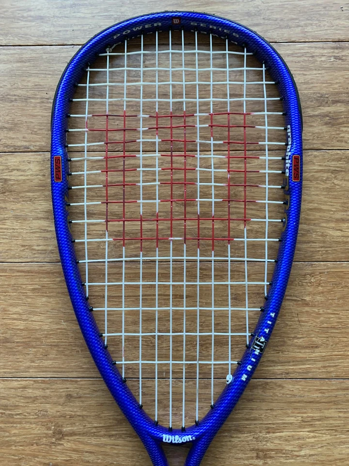 Wilson Graphite Pro Squash Racket - Graphite / Titanium Frame - Image 3 of 4
