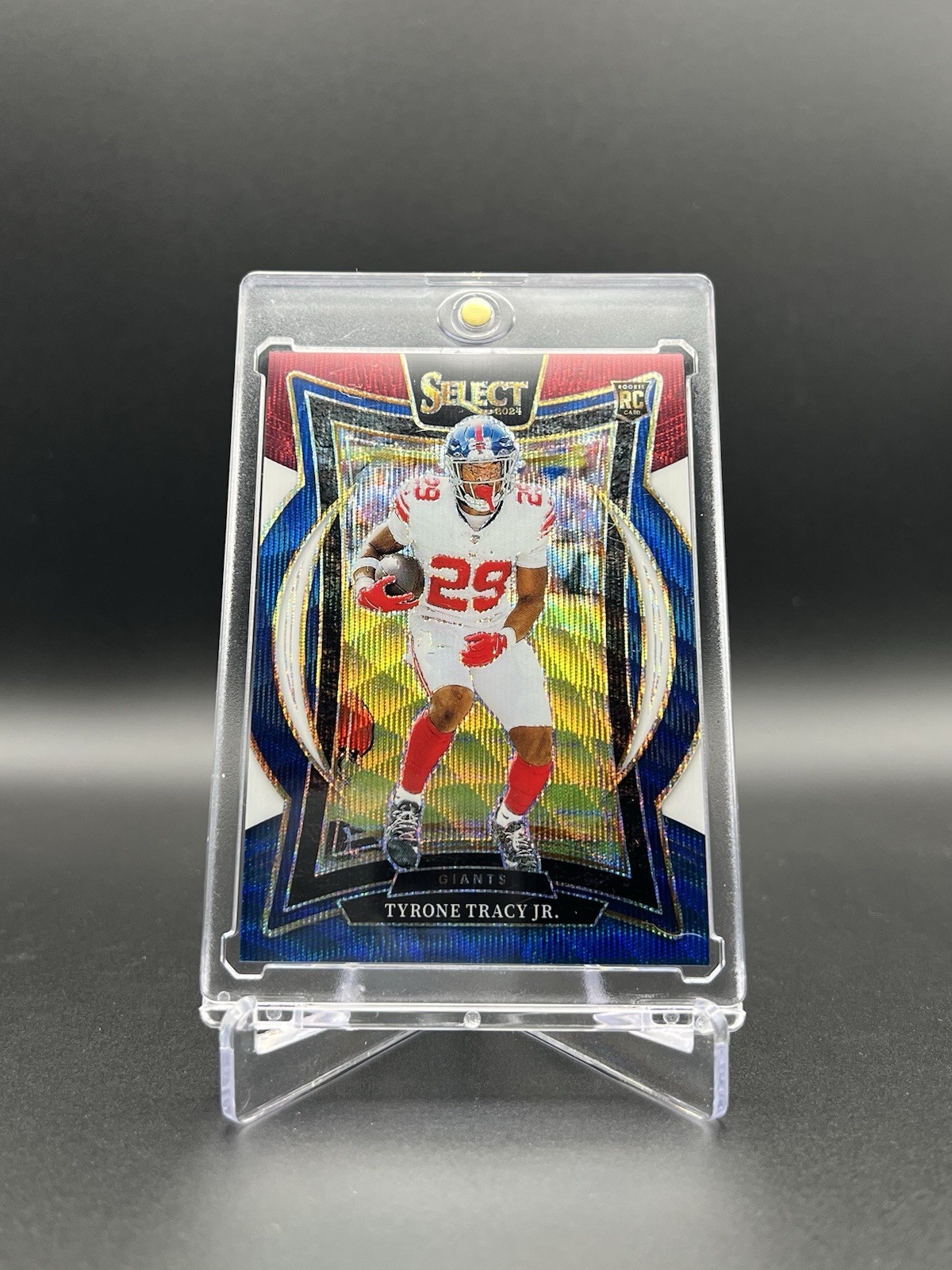 2024 Panini Select - Concourse Tyrone Tracy Jr. #61 Tri-Color Prizm /299 (RC)
