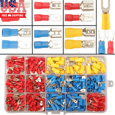 330PCS Crimp Connectors, 2.8Mm 4.8Mm 6.3Mm Male and Female Spade Connector Kit,
