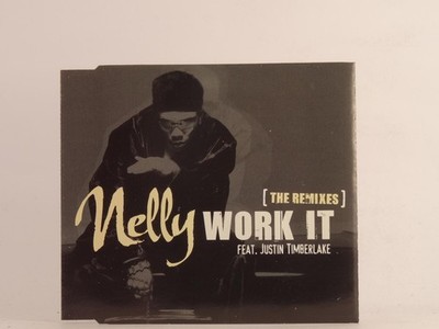 NELLY FT JUSTIN TIMBERLAKE WORK IT (F80) 3 Track CD Single including Picture Sle