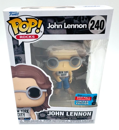 Funko Pop! Vinyl Rocks John Lennon New York City Tee Festival of Fun 2021 Comic