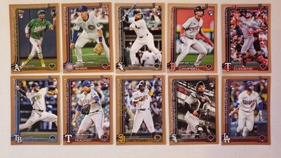 2025 Topps Update - GOLD PARALLELS - Serial #'d /2025 - U PICK