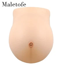 Maletofe Silicone Pregnant Belly 8-10 Months For Crossdresser Cosplayer
