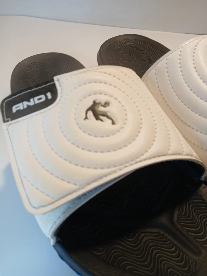  Sandalias para hombre ajustables AND1 Swirl Slides. Talla 9 Foto 3 de 4
