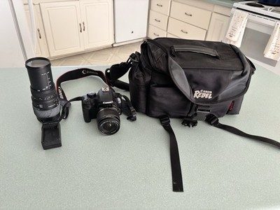 Canon EOS Rebel DSLR Camera Kit with Zoom Lens and Bag