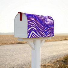 Zubaz Buffalo Bills Mailbox Vinyl Wrap 23" x 27" Laminated Outdoor Vinyl Wrap