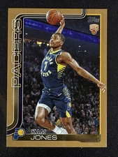 Kam Jones Rookie Card RC 2025-26 Topps Flagship Gold Border /2025 #239