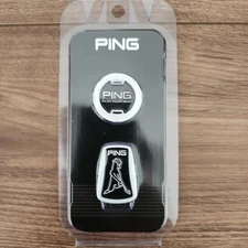 PING Japan Golf Ball Mr Ping Clip Marker Tour Model AC-U2301 Black 2023 New 
