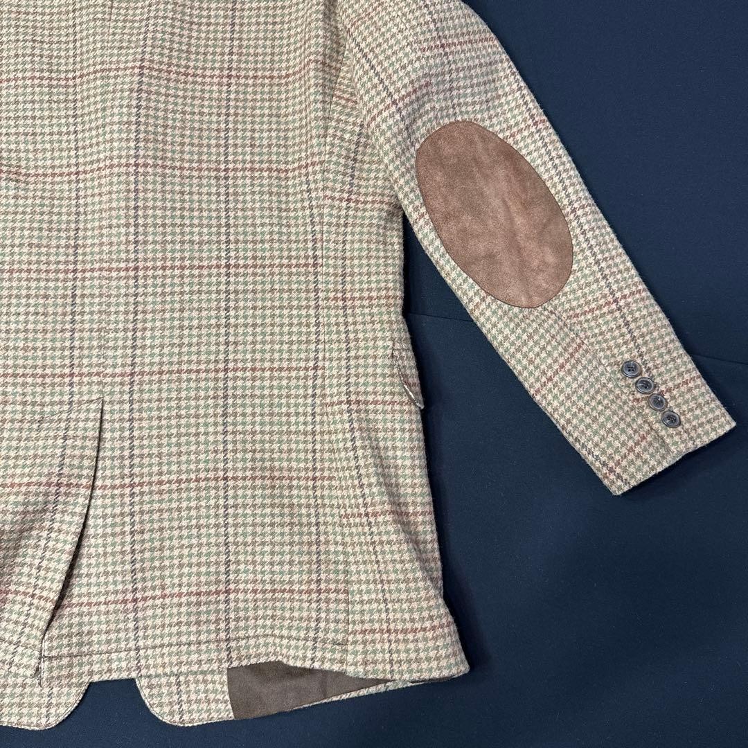 Pendleton Wool Check Jacket 40 Beige Wool/Cotton/… - image 10