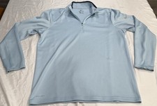 Nike Dri-Fit 1/4 Zip Pullover Jacket Mens Large Sky Blue 833282-452