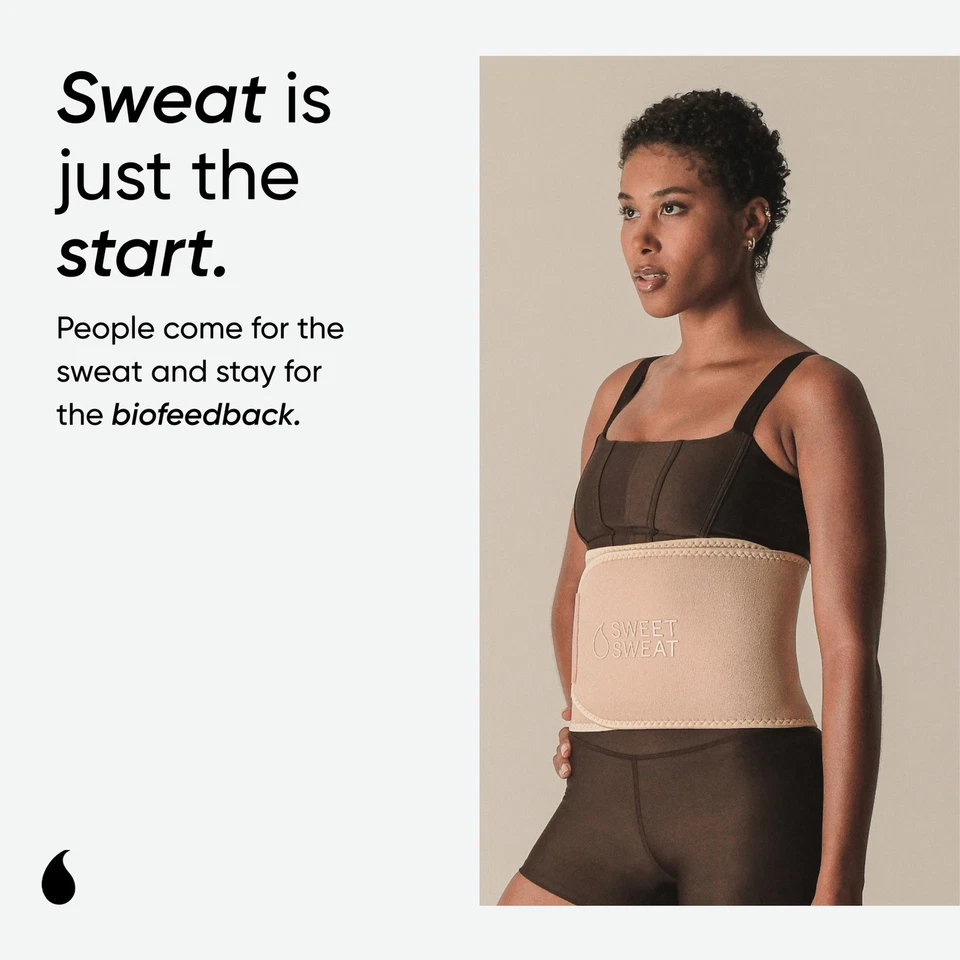 Recortadora de cintura Sweet Sweat - Toned Stone XL (51 x 10 pulgadas) Foto 3 de 4