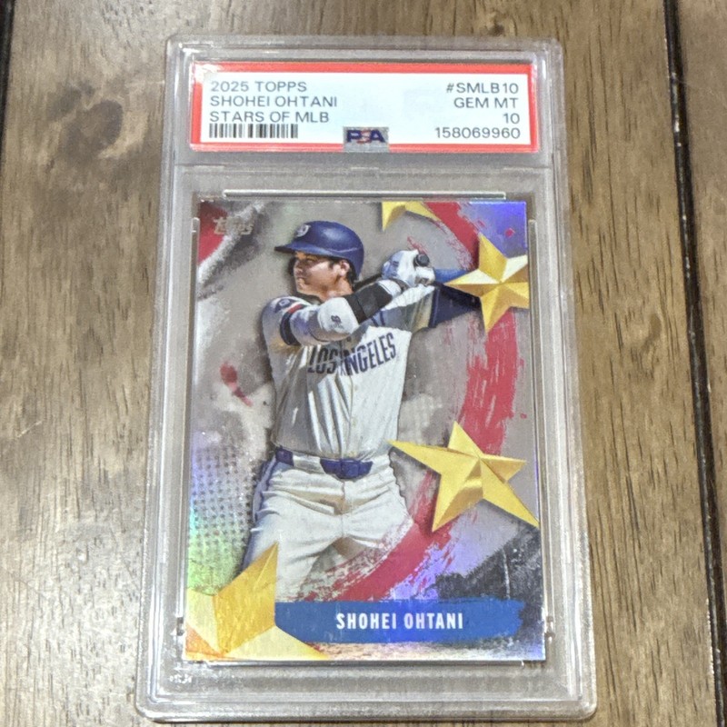 Topps 2025 Series 1 Stars of MLB Shohei Ohtani SMLB-10 Dodgers PSA 10
