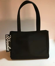 Edie Parker “Weedie” Top Handle Baby Bodega Bag In Black Sold Out at $125