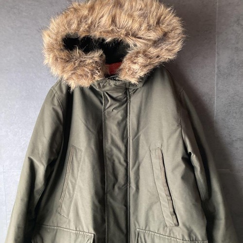 Y2K Gap Fur Jacket Military Archive 00S - Picture 4 of 10