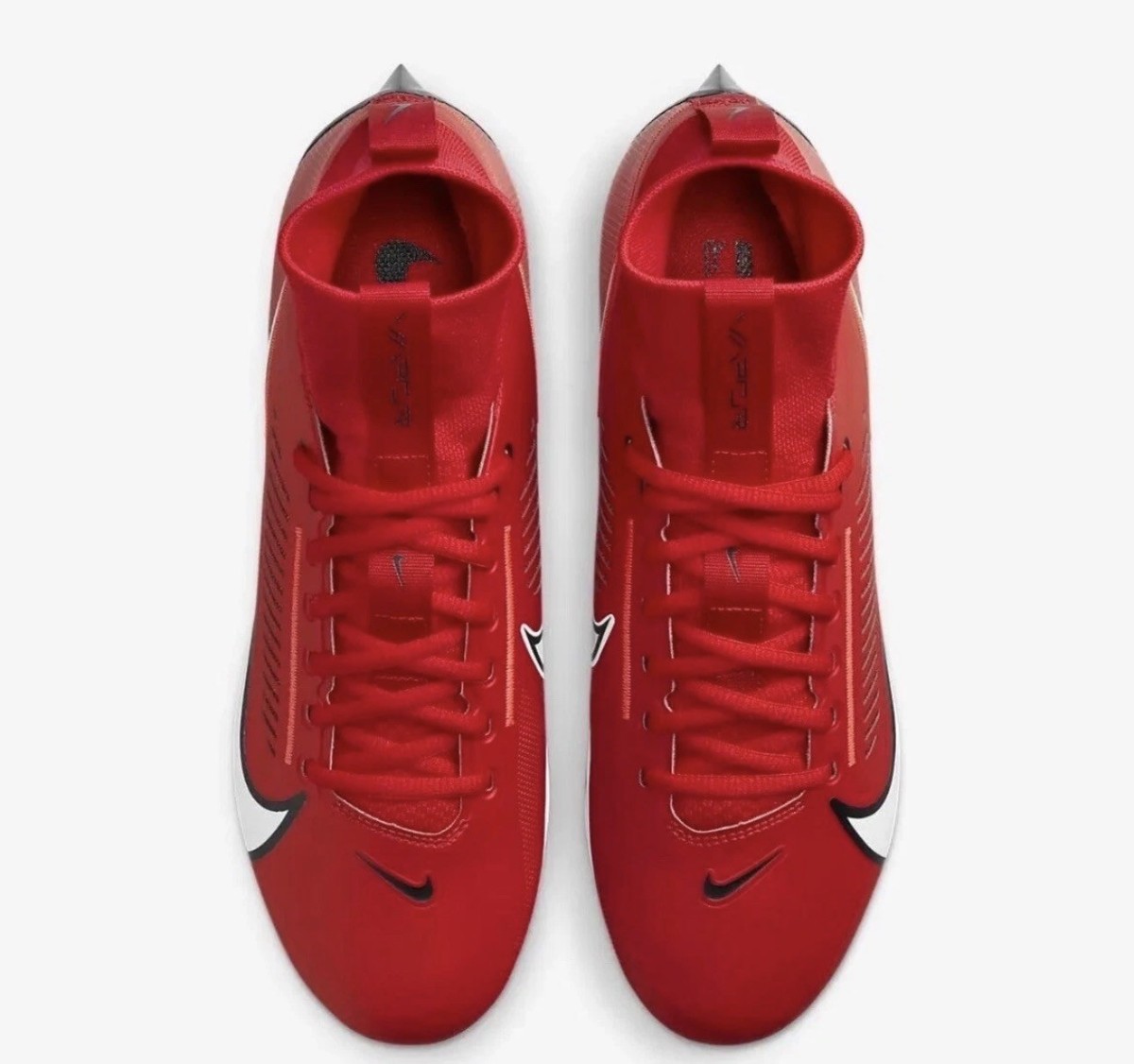 Size 11.5 Nike Vapor Edge Pro 360 2 Red Football Cleats DA5456-616 - NEW Size 11.5 - Nike Vapor Edge Pro 360 2 University Red White  main image 4