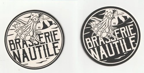 1 - FRANCE - BRASSERIE NAUTILE BEER MAT BEERCOASTERS (01474)