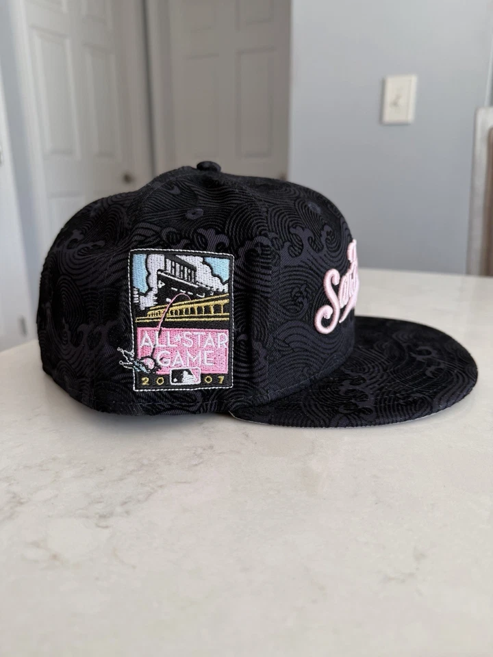 7 1/2 Hat Club New Era 59Fifty San Francisco Giants Cap Black Sakura New IN HAND - Image 3 of 4