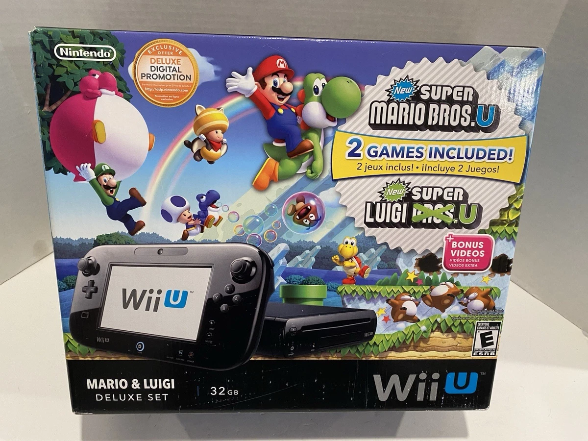Nintendo Wii U - Deluxe NTSC-U/C Video Game Consoles for sale | eBay