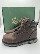 Danner Steel Yard 6" Brown ST 12531 Waterproof Work Boots Men's Size 11.5 NWB