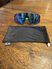 Oakley SUTRO Sunglasses Custom Frames Sky Blue W/Clear Face Frame Please Read