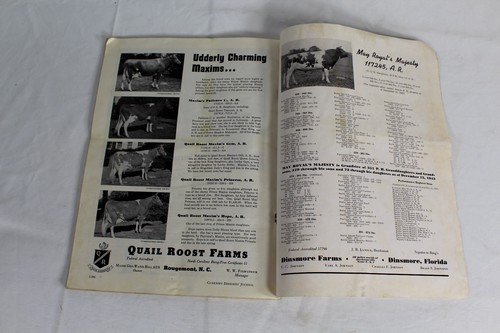 Guernsey Breeders Journal December 15, 1943 Cow Calf Bull Farms Cattle Dairy Ad - Imagen 21 de 21
