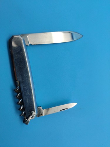 VINTAGE HERMES PARIS FRANCE SCHLUMBERGER KNIFE KNIVES POCKET WATCH FOB CORKSCREW - Picture 7 of 12