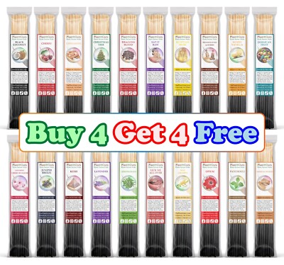 100 Incense Sticks 11'' Bulk Pack Wholesale Hand Dipped Mix Match Variety Lot