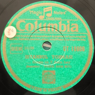 30s Turkish  78 HANIM & YESARI ASEM BEY Istanbul Yosmasi on Columbia  *HEAR