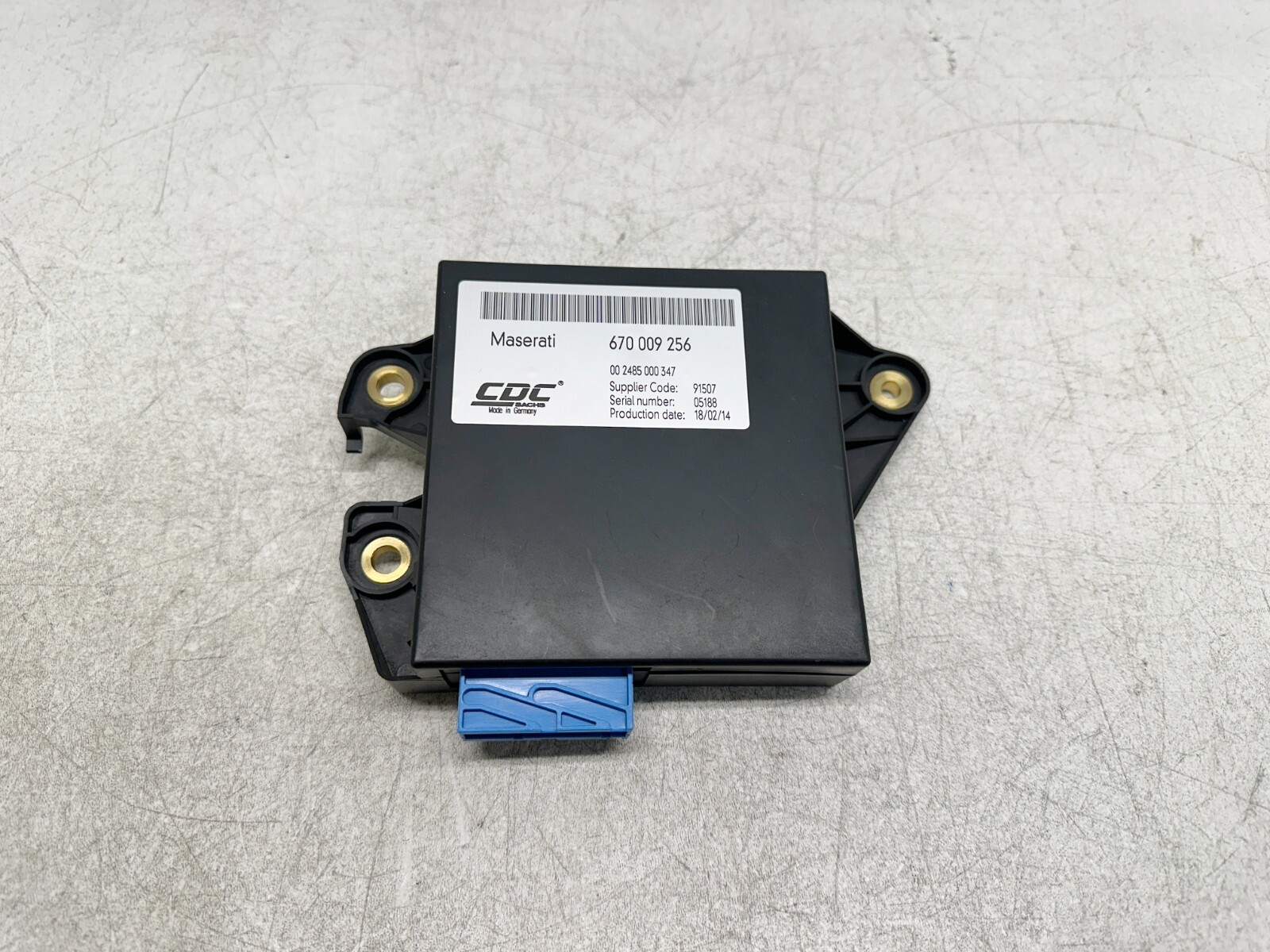 H50193 2014-2017 Maserati Quattroporte Suspension Control Module 23k Miles