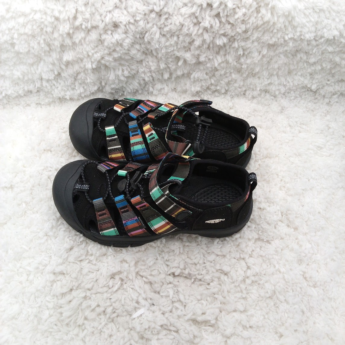 Sandali Keen Water unisex grandi bambini taglia 4 neri Raya 4 cinturini Newport H2