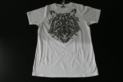 DAMEN RUNDHALS T-SHIRT '' MARCELLO BURLON '' WHITE WEISS + GR. XXS + SUPER SALE!