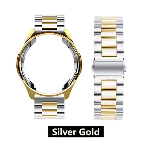 Do Samsung Galaxy Watch 6 klasyczny metalowy pasek pasek i etui TPU 43/47mm 40/44mm - Zdjęcie 25 z 29
