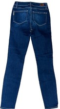 Paige Size 25 (7) Blue ‘Hoxton Ultra Skinny’ Jeans Made In USA Designer Label
