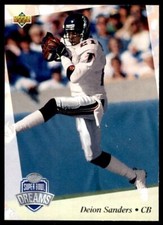 1993 Super Bowl Dreams #26 Deion Sanders HOF RARE ODDBALL Atlanta Falcons