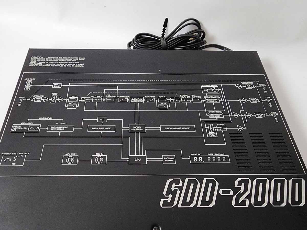 ギター sdd-2000 Korg SDD-2000 Sampling Digital Delay Multi Effect Processor
