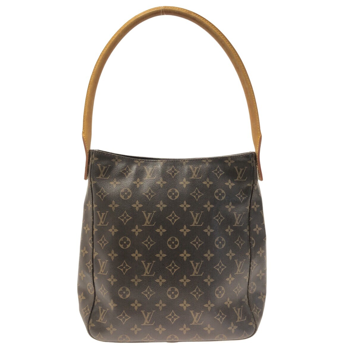 Auth LOUIS VUITTON Looping M51145 Brown Monogram LM0011 Shoulder  