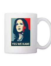 Kamala Harris 2024 President Coffee Mug - 11oz Ceramic Yes We Kam Support Mug