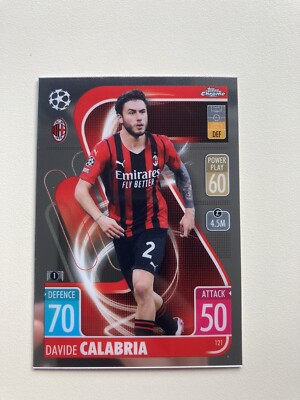 Davide Calabria - AC Milan - Topps Chrome Match Attax 21/22