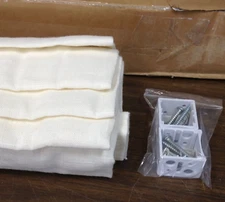 Pottery Barn Emery Linen Cotton Roman window Shade cordless 26x64 Ivory ltfilter